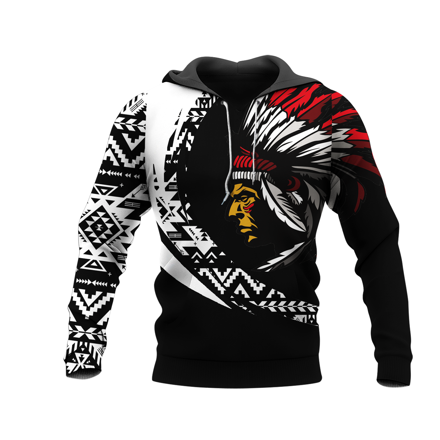 HD001087 Pattern Native Pride 3D Hoodie