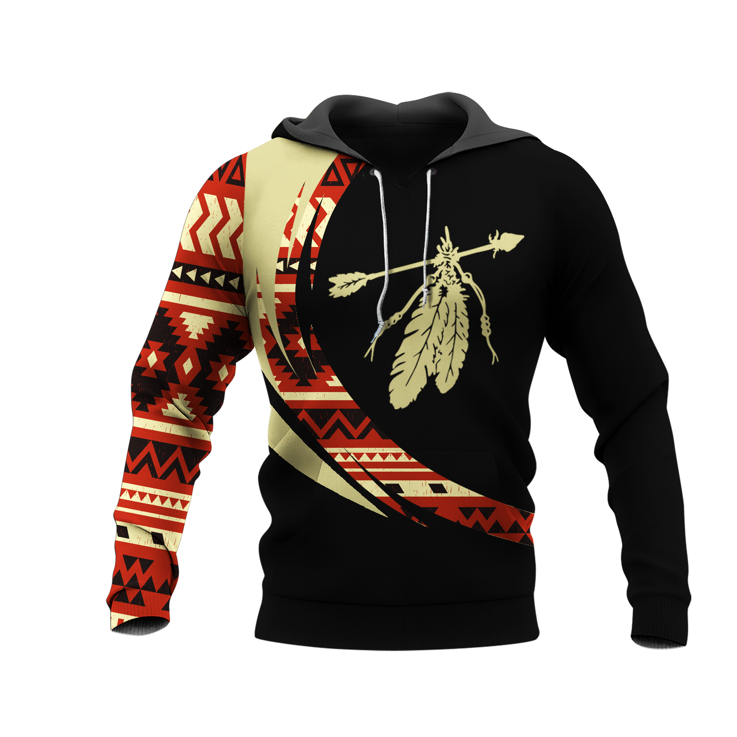 HD001069 Pattern Native Pride 3D Hoodie