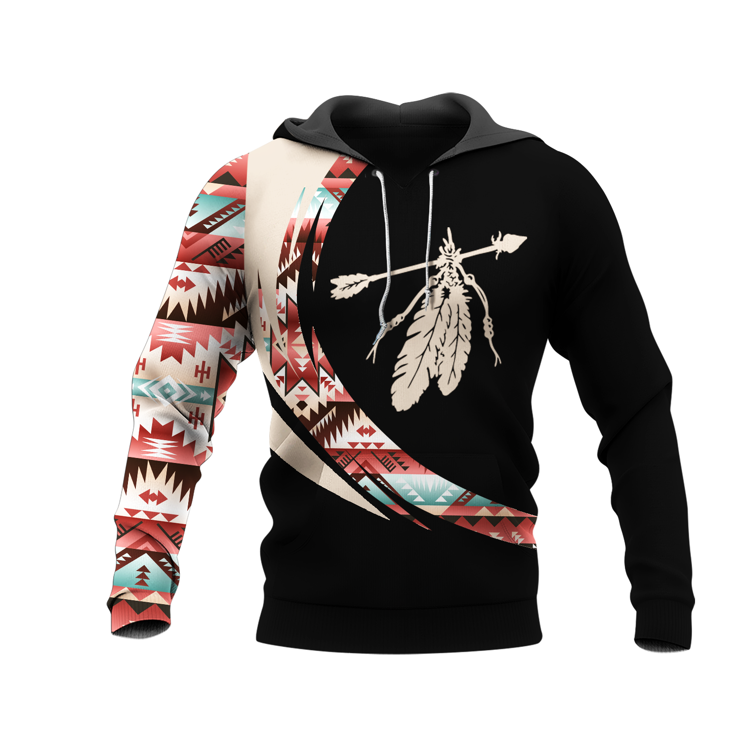 HD001063 Pattern Native Pride 3D Hoodie