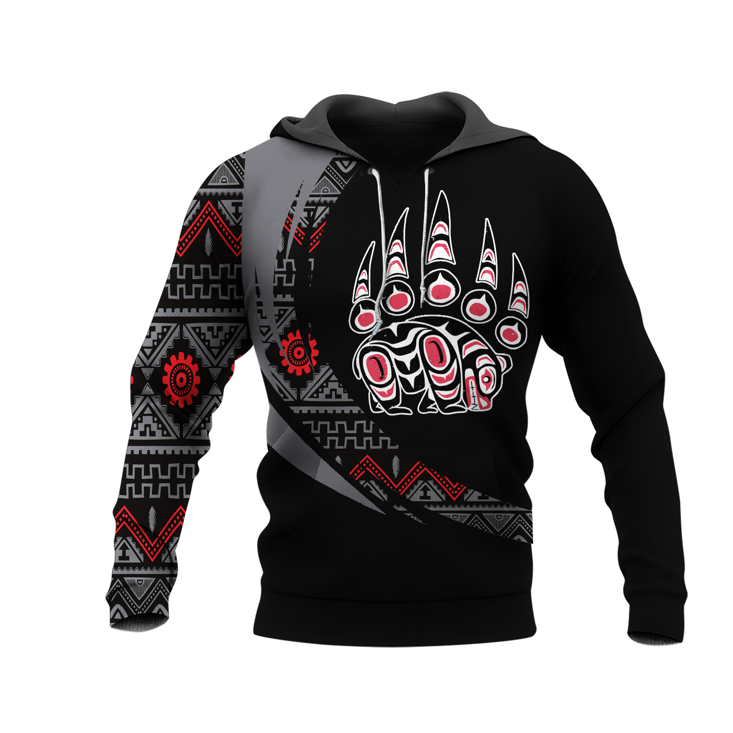HD001145 Pattern Native American Pride 3D Hoodie