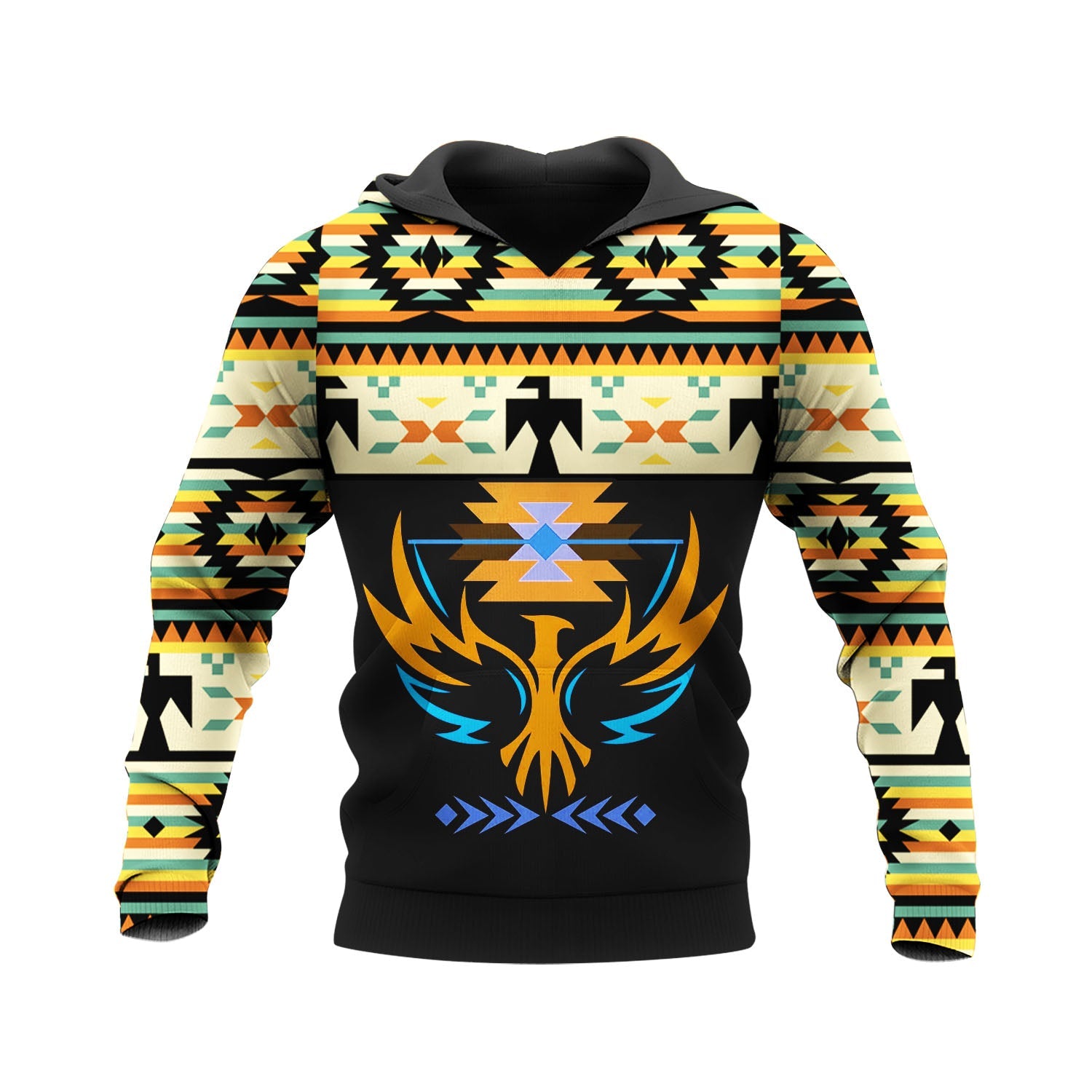 HD250424M12 Thunderbird Native American Pride 3D Hoodie