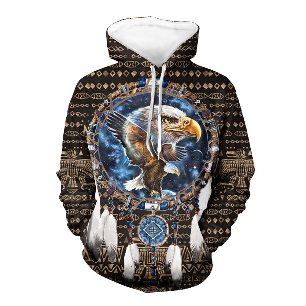 HD00045  Native American Pride  3D Hoodie
