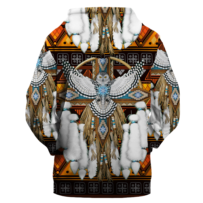 GB-NAT00644 Pattern Mandala Native 3D Hoodie