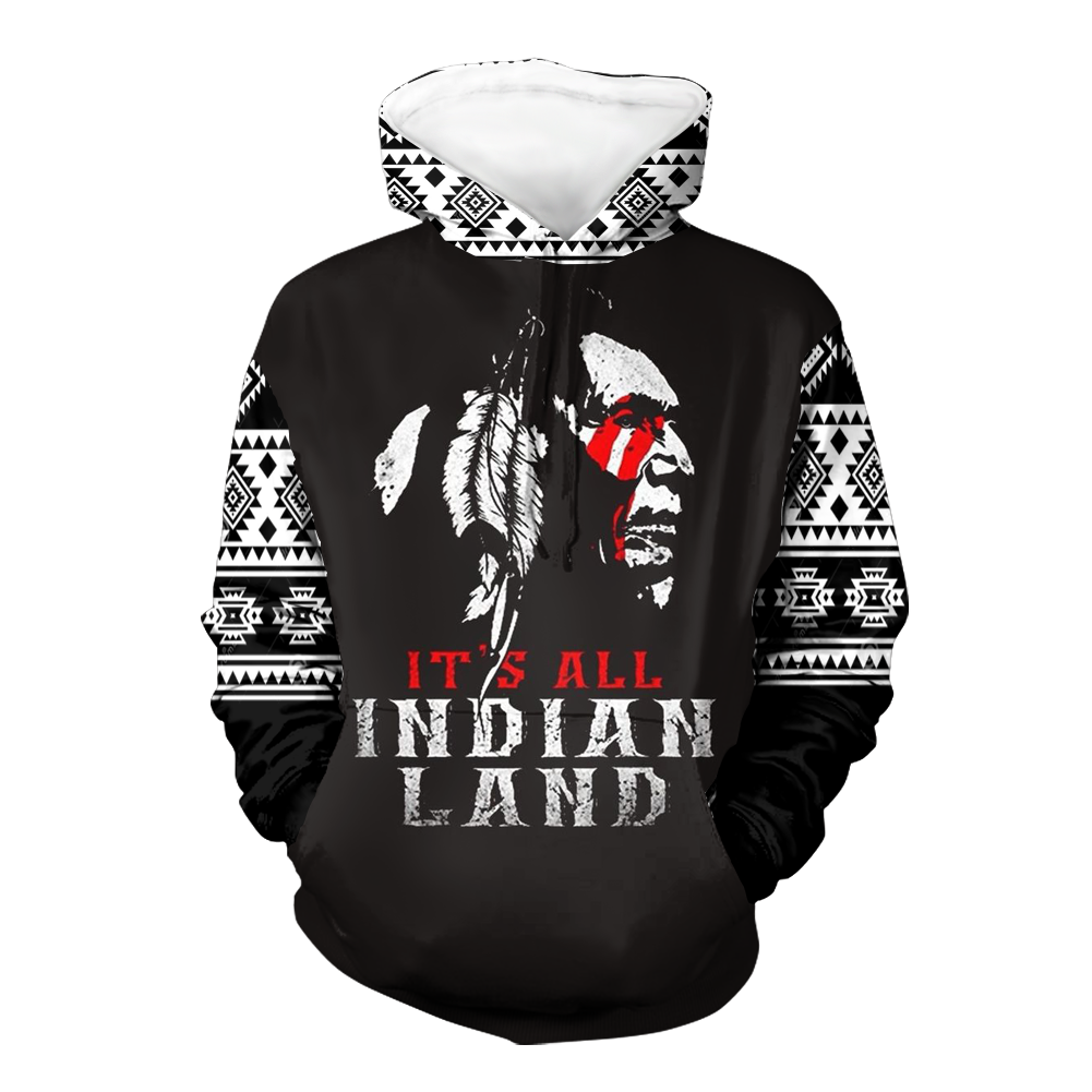 GB-NAT00641 The Chief Native 3D Hoodie