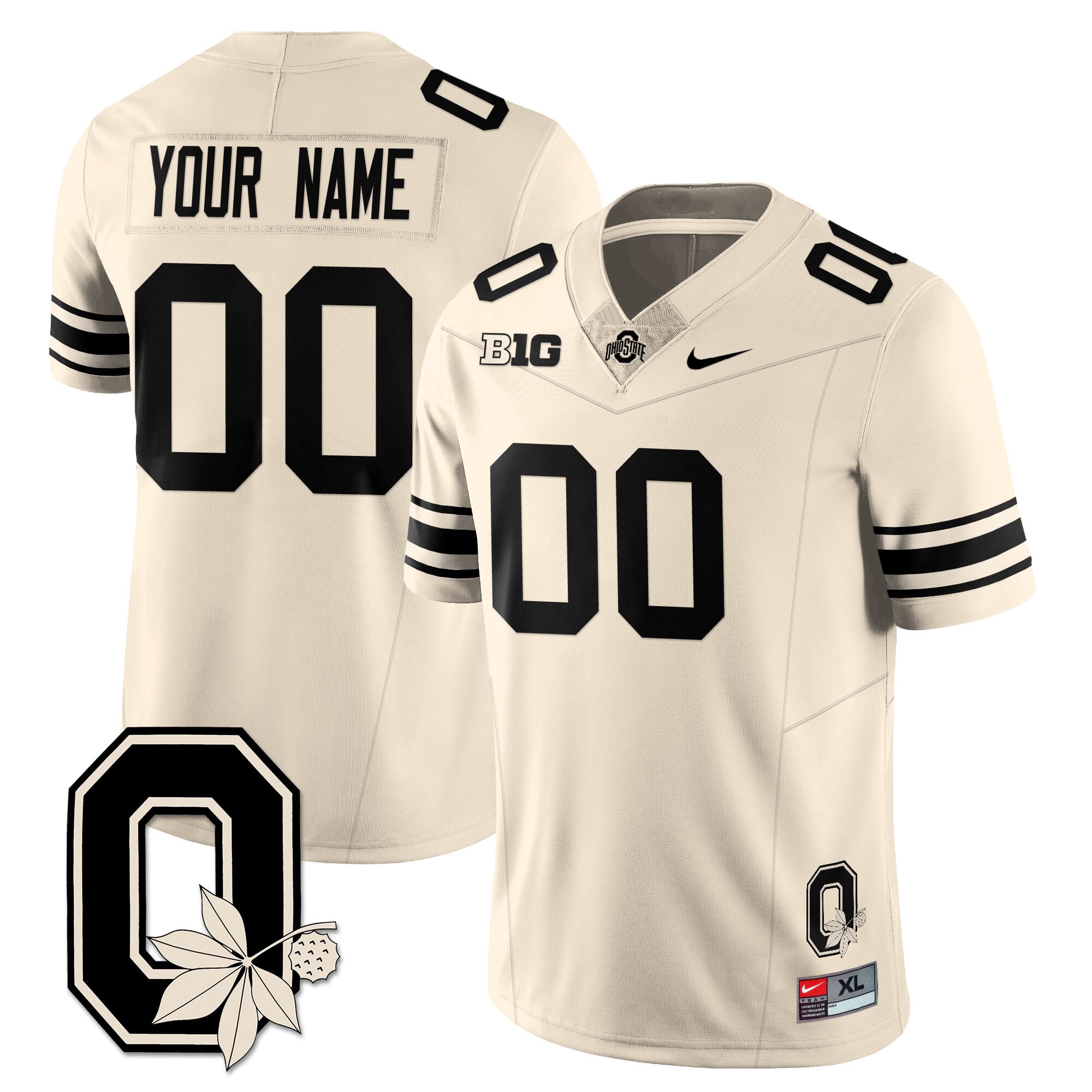 Custom Ohio State Buckeyes 2025 Vapor Limited Jersey - All Stitched
