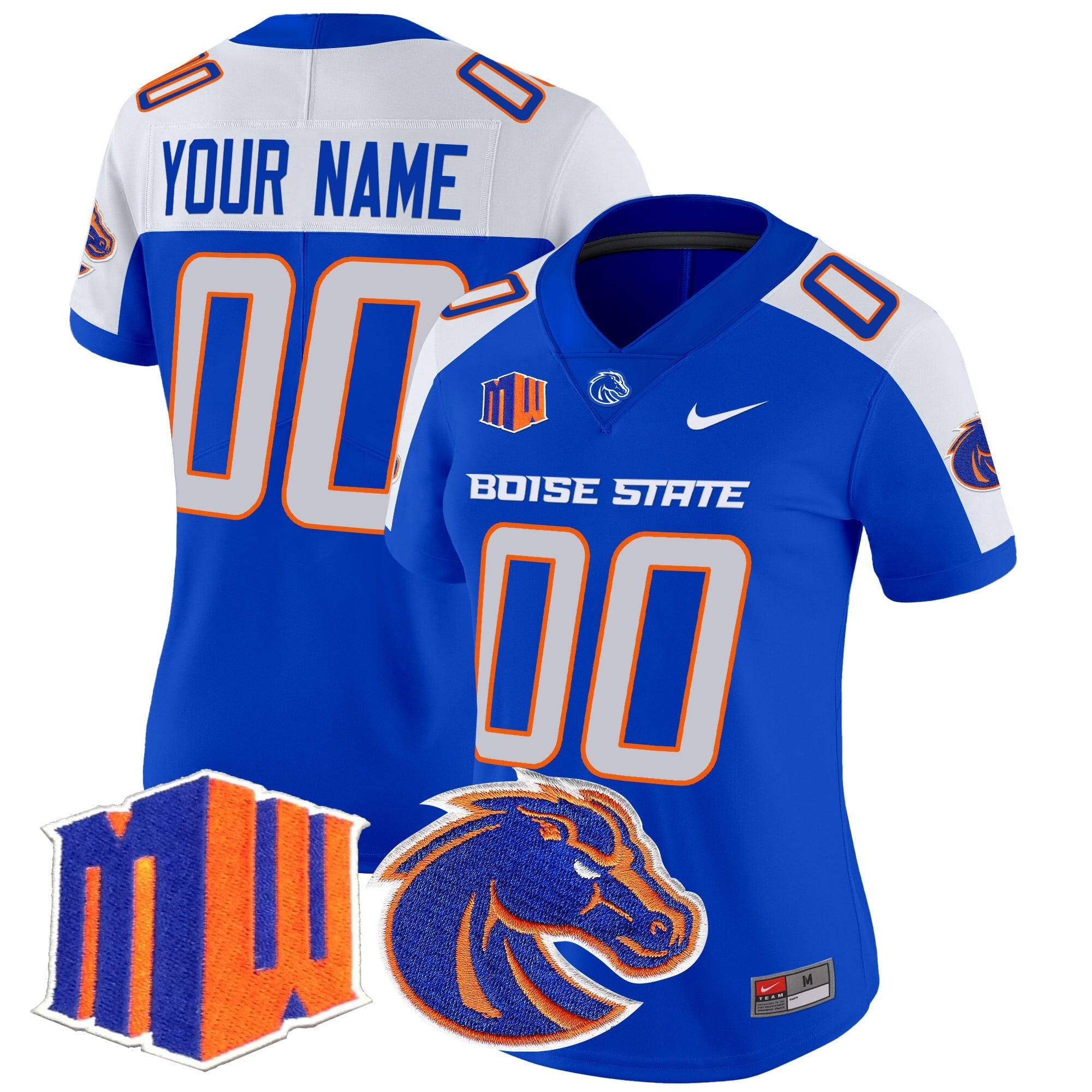 Boise State Broncos 2025 Vapor Limited Custom Jersey - All Stitched
