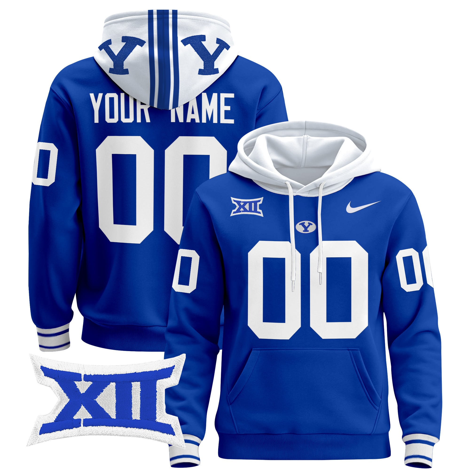 BYU Cougars 2024 Custom Pullover Hoodie