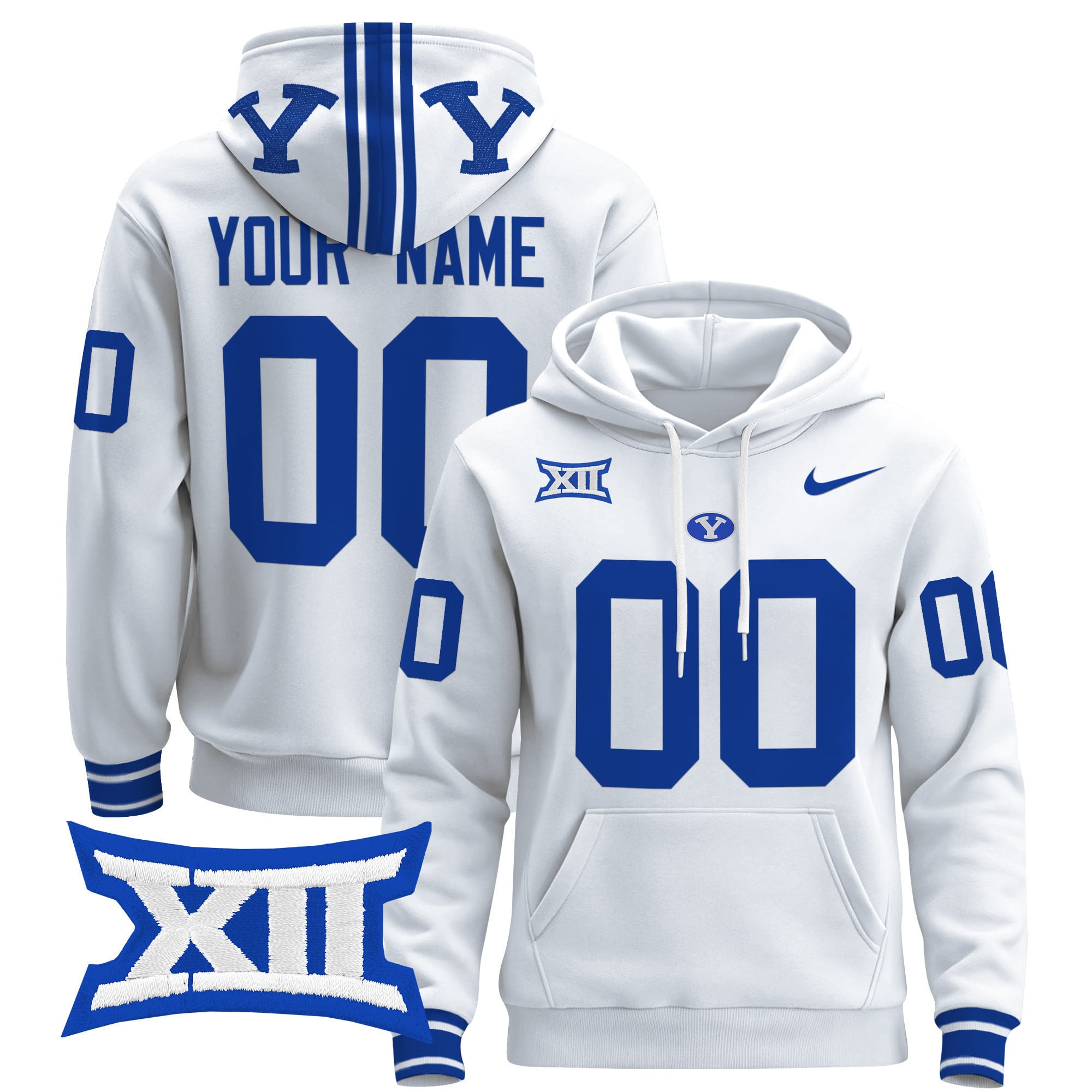 BYU Cougars 2024 Custom Pullover Hoodie