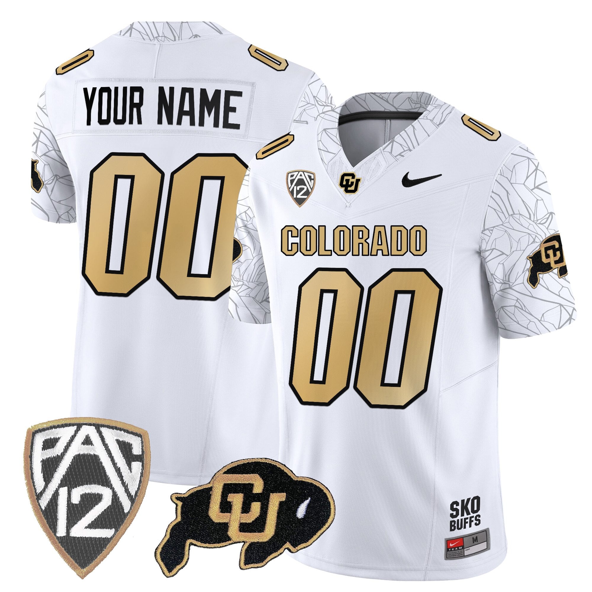 Colorado Buffaloes Rocky Style Vapor Limited Custom Jersey - All Stitched