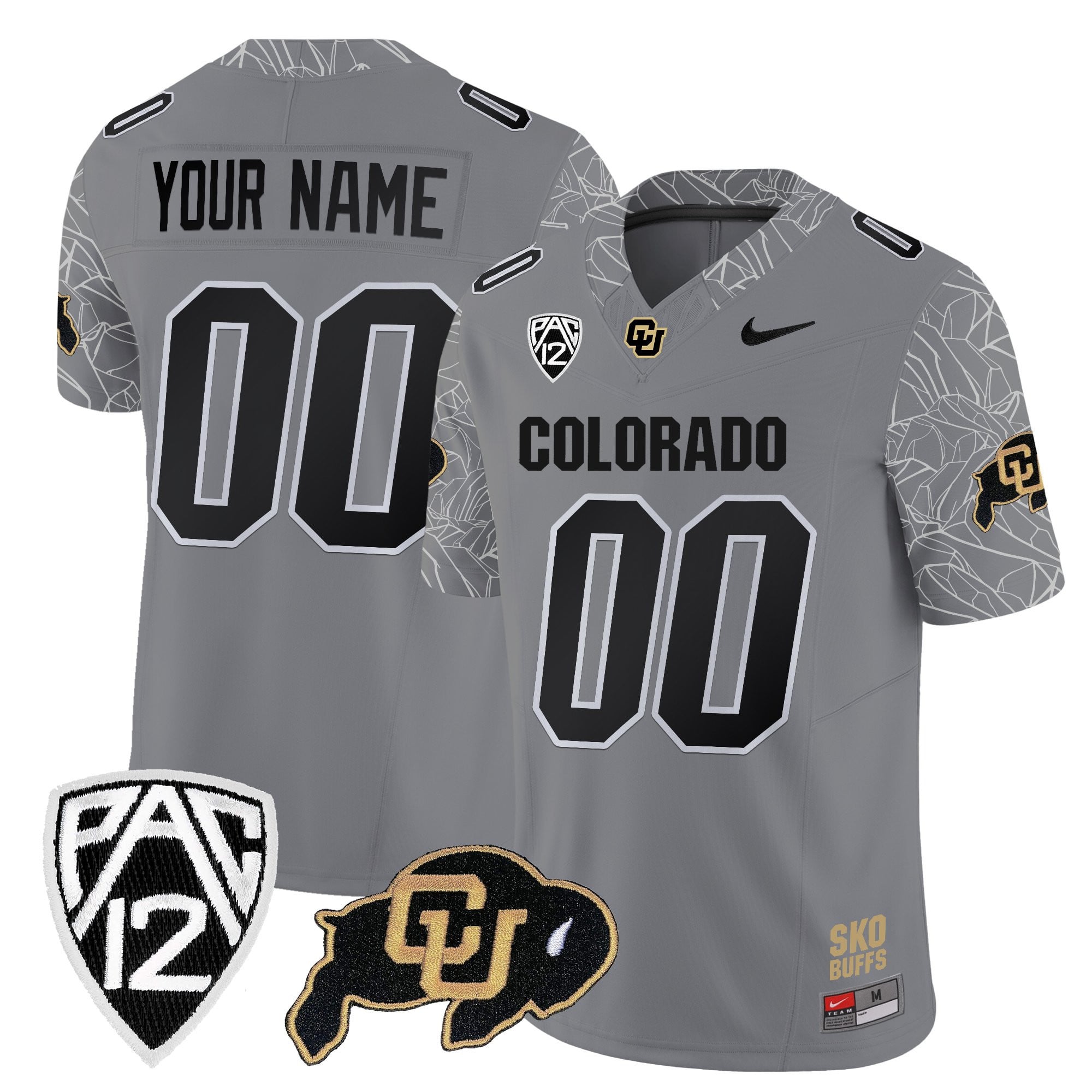 Colorado Buffaloes Rocky Style Vapor Limited Custom Jersey - All Stitched