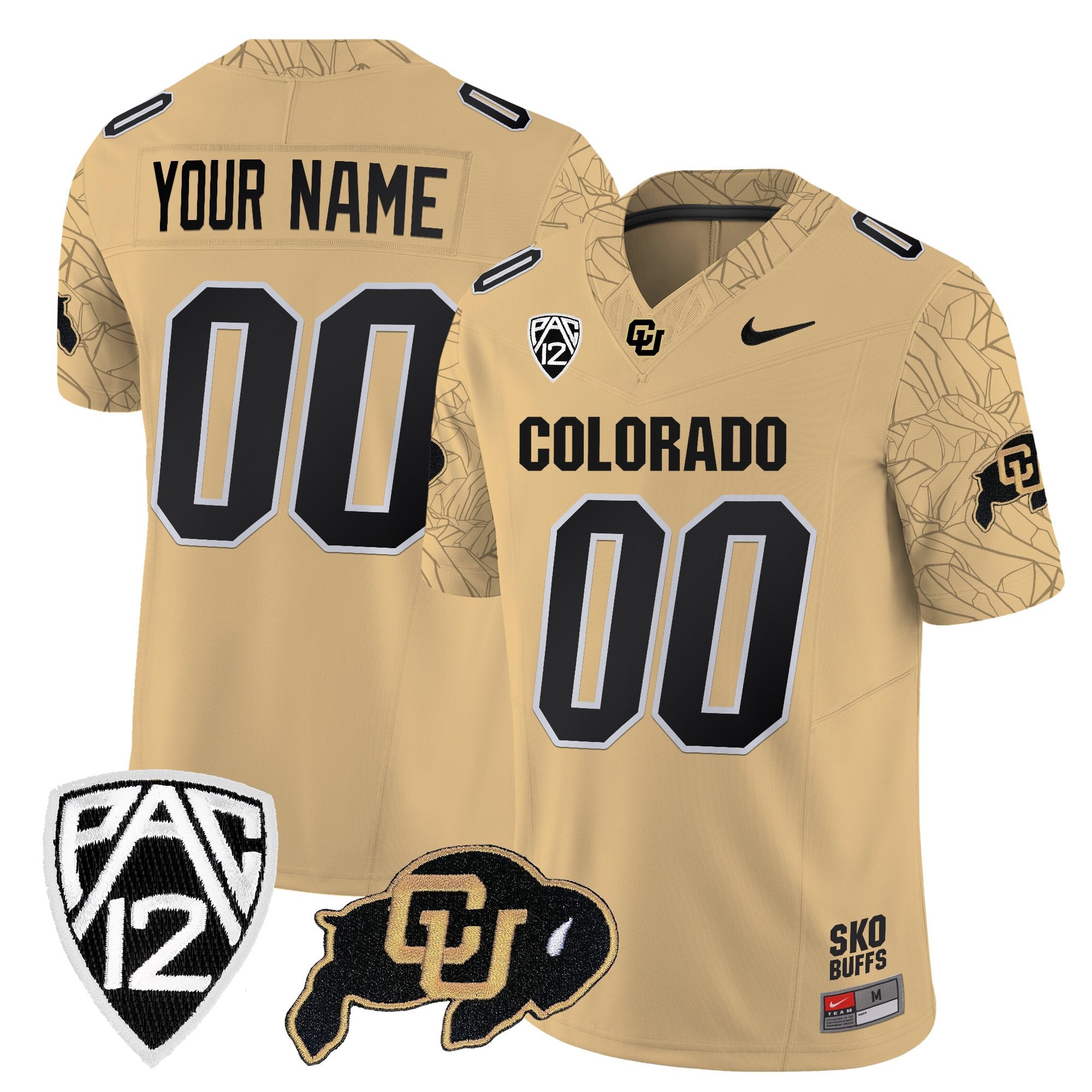 Colorado Buffaloes Rocky Style Vapor Limited Custom Jersey - All Stitched