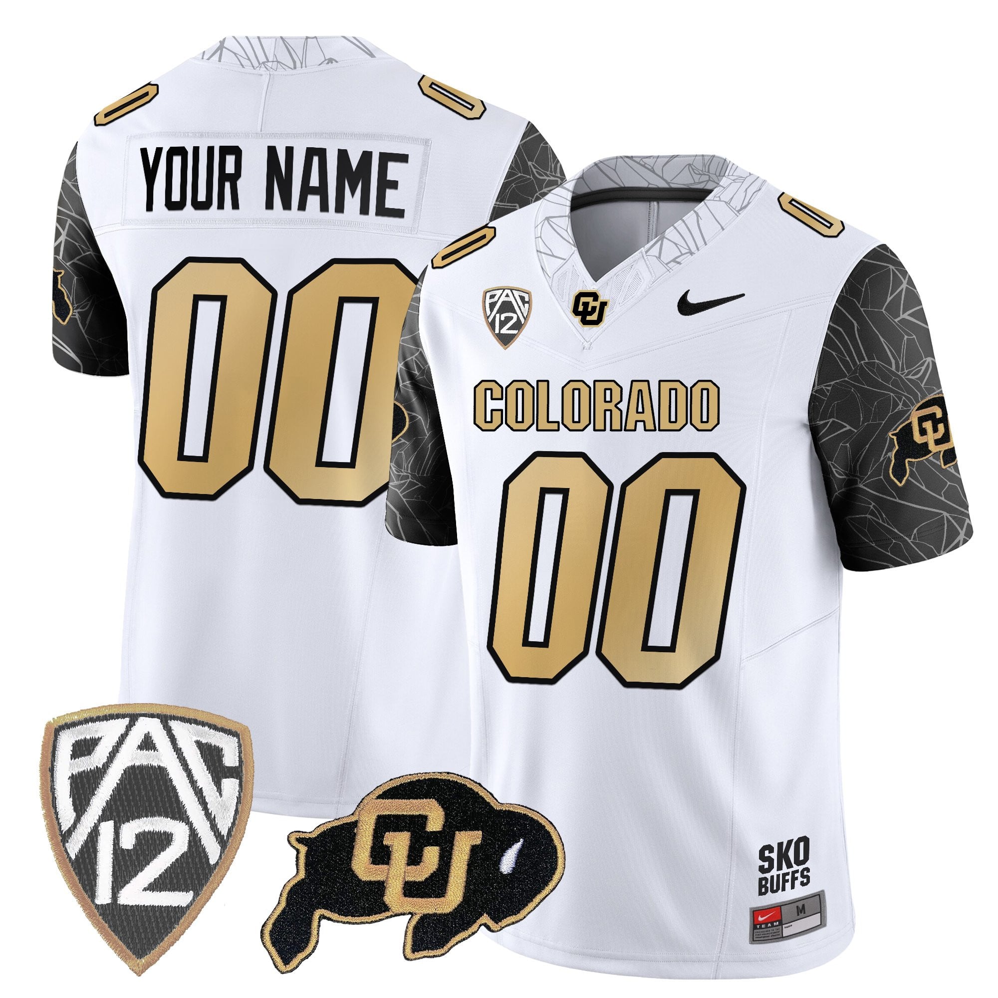 Colorado Buffaloes Rocky Style Vapor Limited Custom Jersey - All Stitched