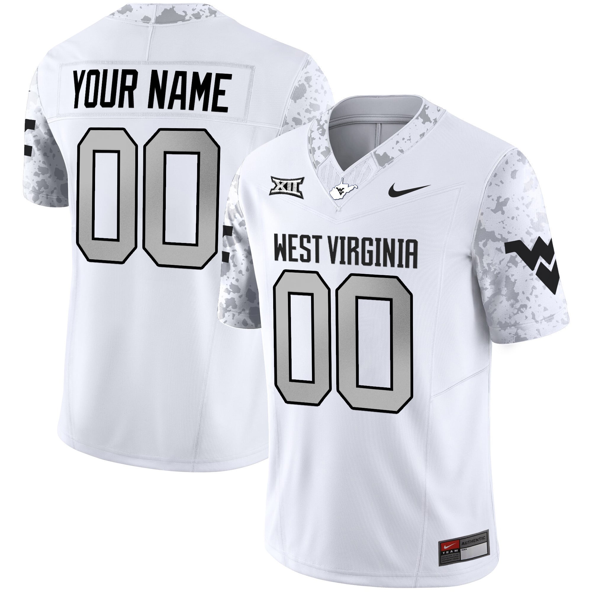 Custom West Virginia Mountaineers 2024 Vapor Limited Jersey V2 - All Stitched