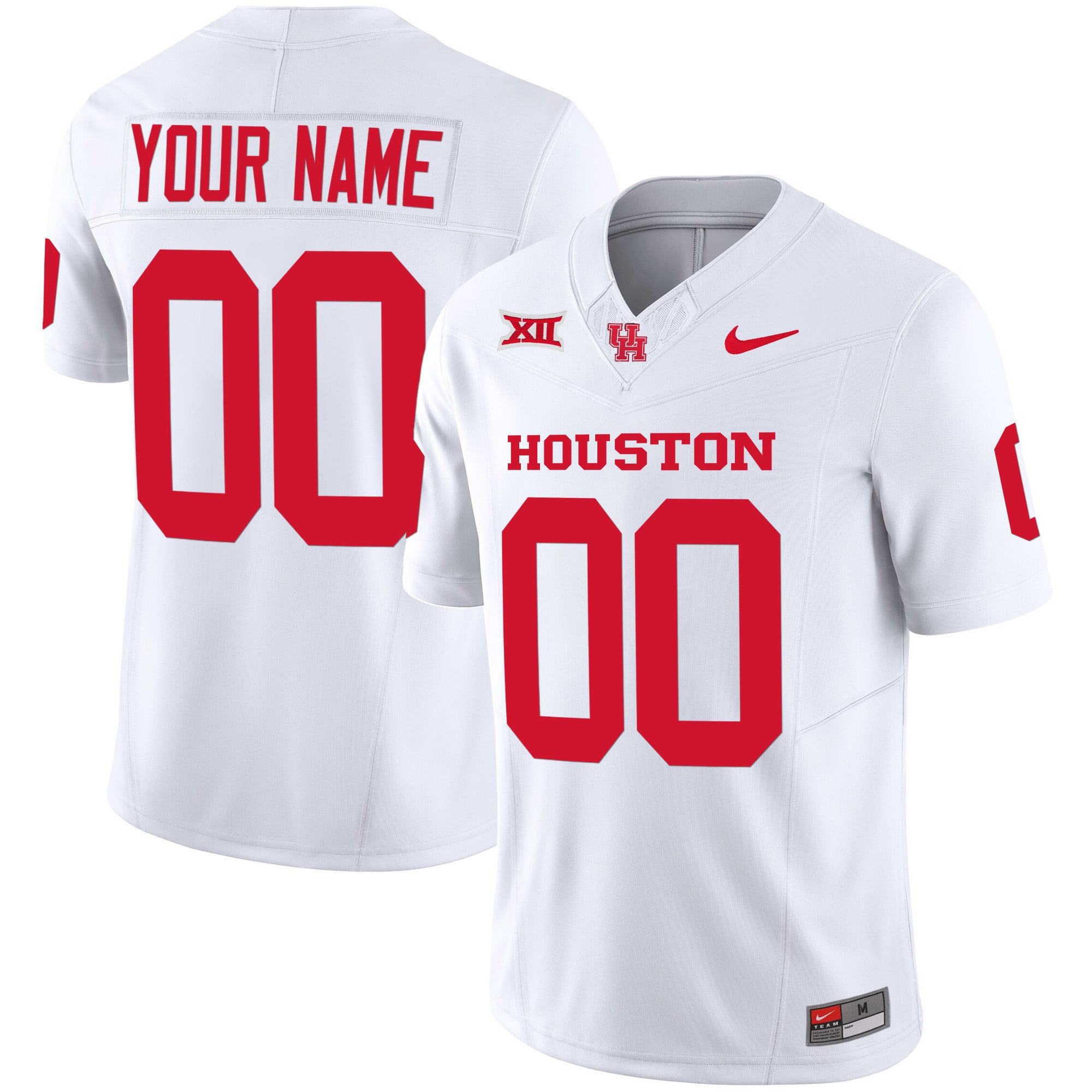 Custom Name/Gender Houston Cougars Oilers Inspired Vapor Jersey V4 - All Stitched