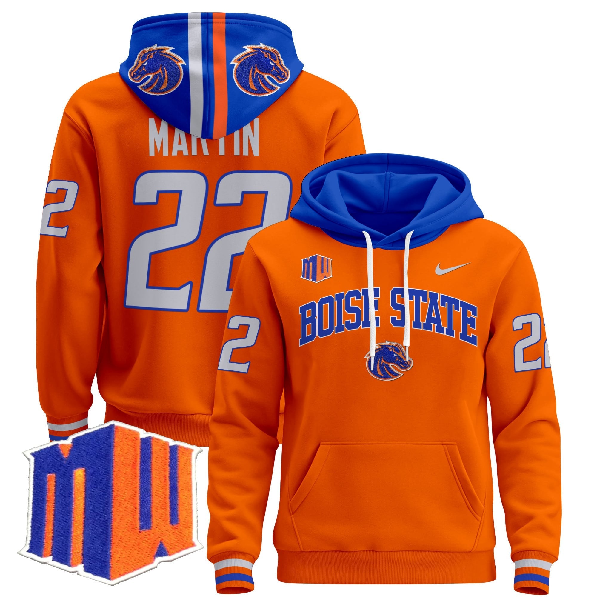 Boise State Broncos 2024 Pullover Hoodie V3