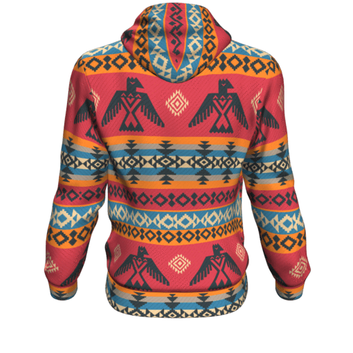 Thunderbird 3D Pullover Hoodies Native American Clothings Tribe Artwork