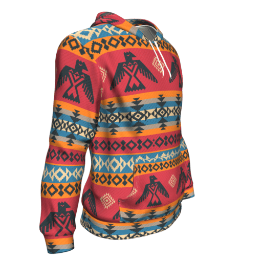 Thunderbird 3D Pullover Hoodies Native American Clothings Tribe Artwork