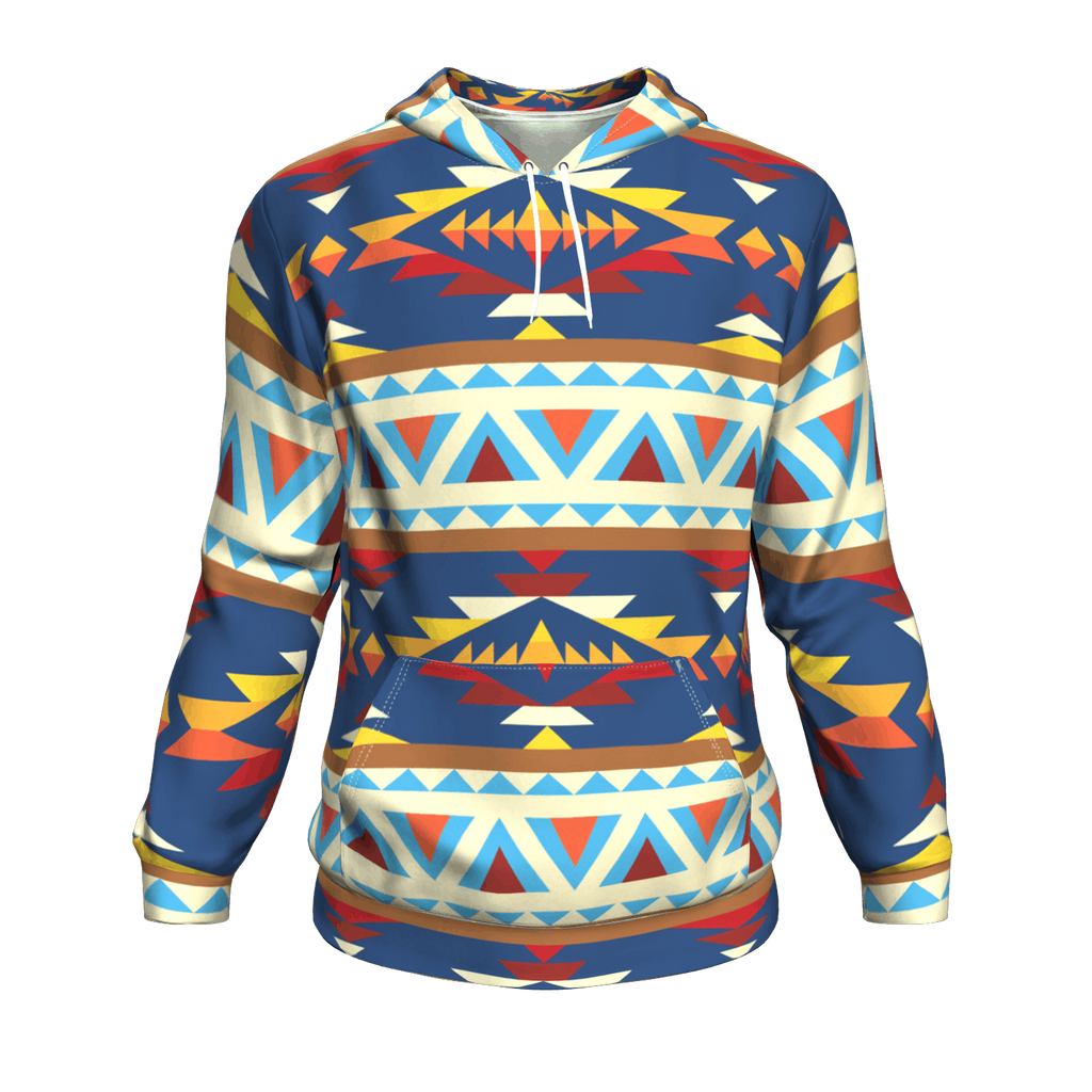 Pattern Geometric 3D Native American Hoodies