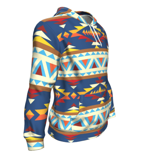 Pattern Geometric 3D Native American Hoodies