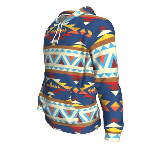Pattern Geometric 3D Native American Hoodies