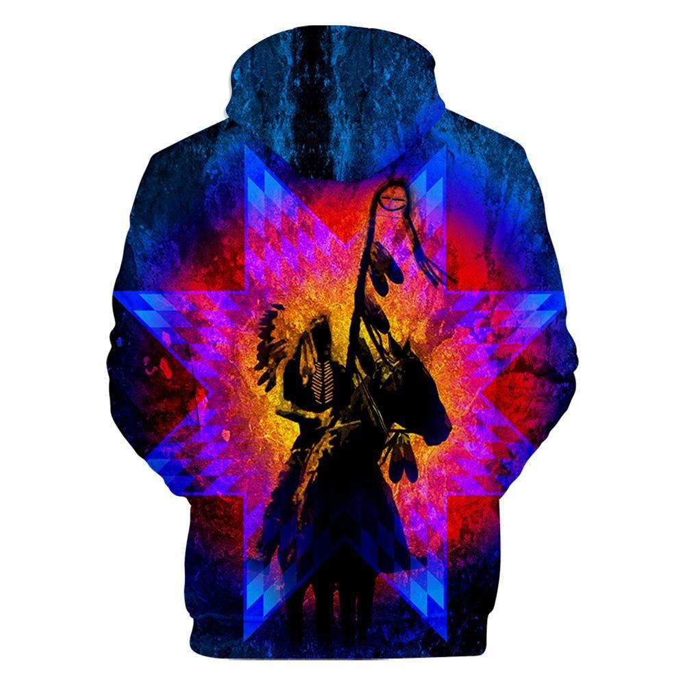 GB-NAT00097 New Native American Chief 3D Hoodie