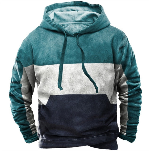 Indian Print Hoodie Unisex Hooded Sweatshirt Male Brand Casual Pullover Tops